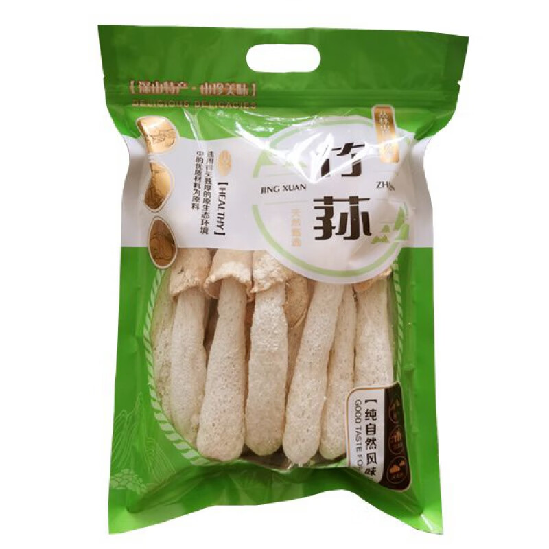 食怀四川宜宾短l裙野生菌竹笙竹荪干货土特产无硫肉厚新鲜长l裙竹 50g