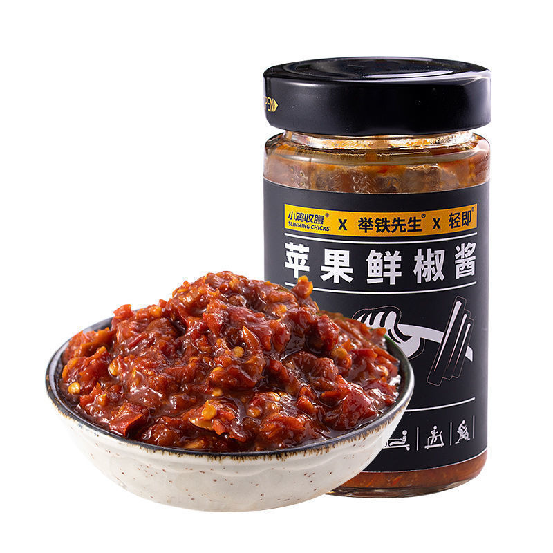 辣椒酱料鲜椒酱甜辣无糖精蒜蓉香味四溢 微辣x2瓶