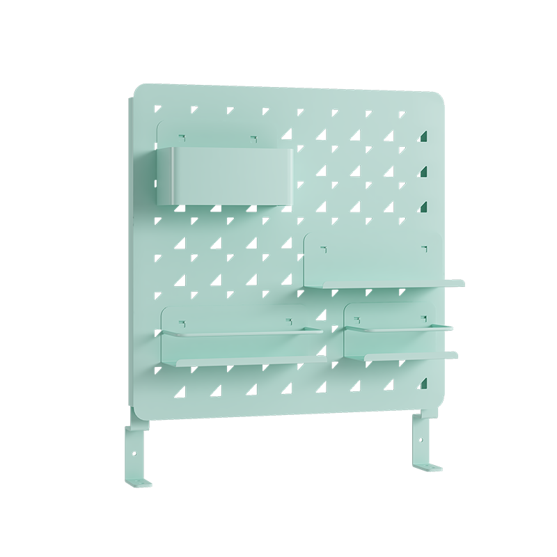 网纳 桌面洞洞板置物架免打孔笔筒首饰收纳架WN-8002B2