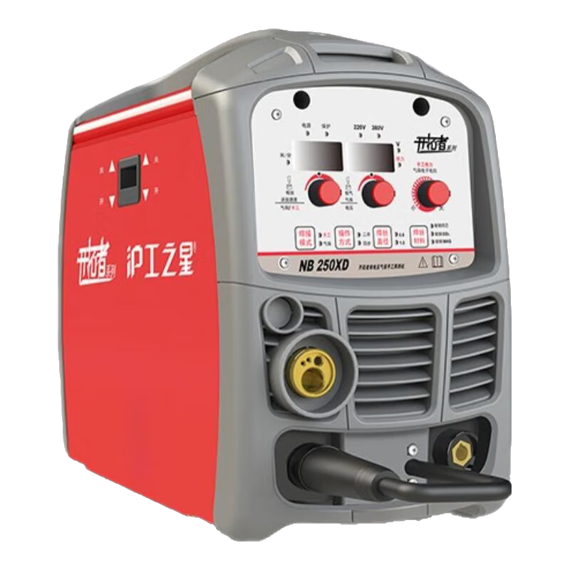 滬工之星 二氧化碳?xì)怏w保護(hù)雙電壓 250無(wú)氣二保焊220V家用一體機(jī)兩用 NB-250XD套餐三帶5米焊槍