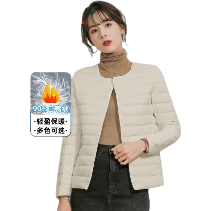 ���ڲ�������¹���޷�Ů�ᱡ������2024�ﶬ���¿�Ůʿ����⴩�ڵ���ů�������� ����ɫ 3XL ���Ƽ�140-155�