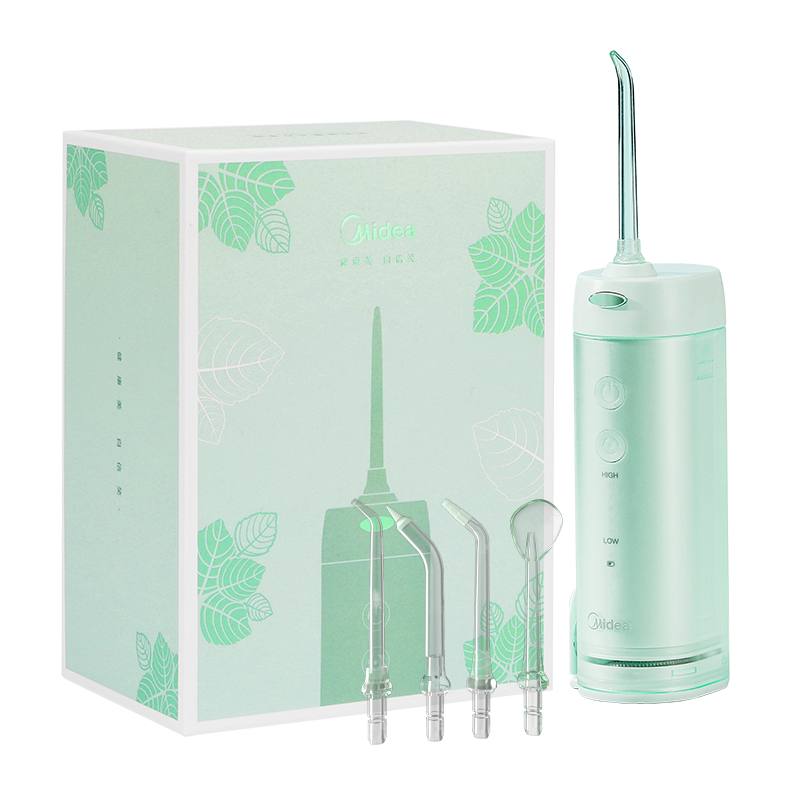 美的（Midea）冲牙器便携式洗牙器水牙线洁牙器电动洗牙神器 家用洁牙仪MC-BL0102 179元