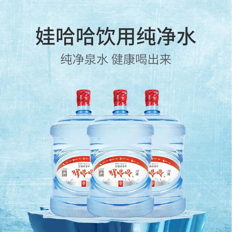 娃哈哈桶装水 饮用纯净水16.
