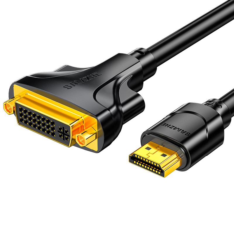 山泽HDMI转DVI转接线：更高品质的视觉体验！