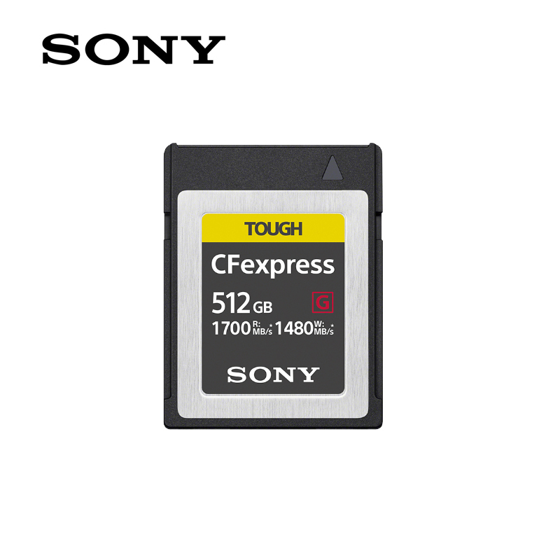 索尼（SONY）512GB CFexpress Type B存储卡 高速 相机摄像机内存卡 CEB-G512 CFe存储卡
