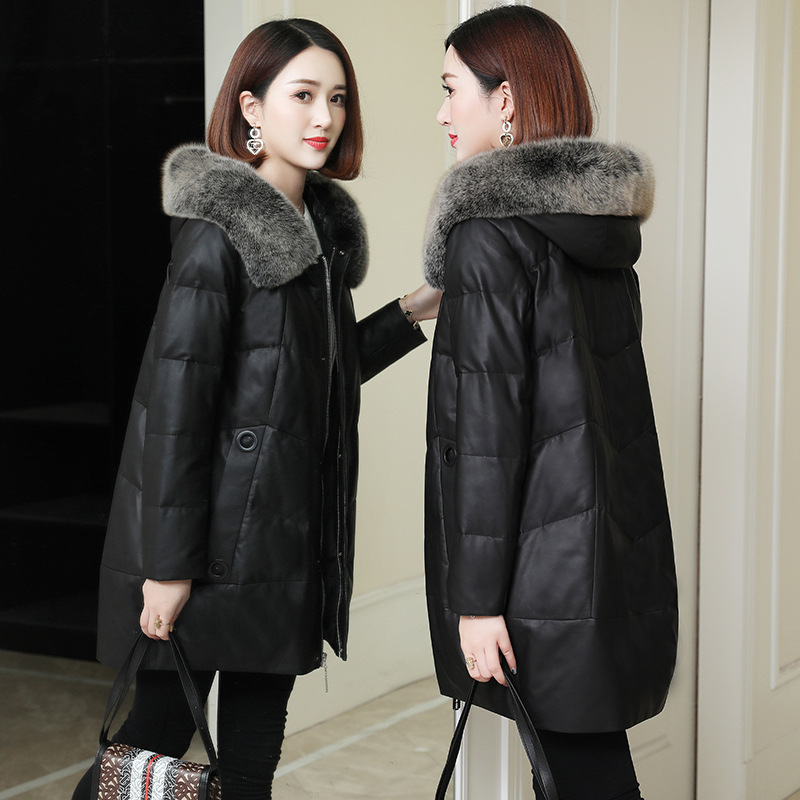 女装皮羽绒服,女装皮羽绒服怎么清洗-第2张图片-潮百科