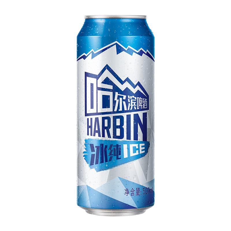 HARBIN 哈尔滨啤酒 冰纯 ice啤酒 500ml*18听
