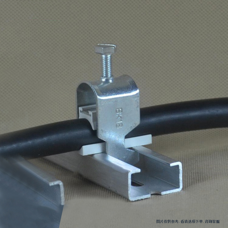 鑫泰工建金属电缆夹 c型槽电缆夹bk c型槽电缆卡 机柜/设备电缆夹 bk