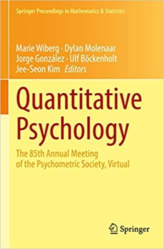 psychology: the 85th annual meeting of the psychometric society