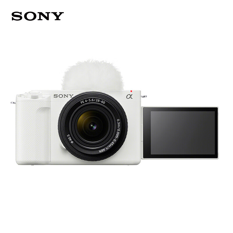 索尼（SONY）ZV-E1L 全画幅Vlog旗舰 数码相机 标准镜头套装 白色