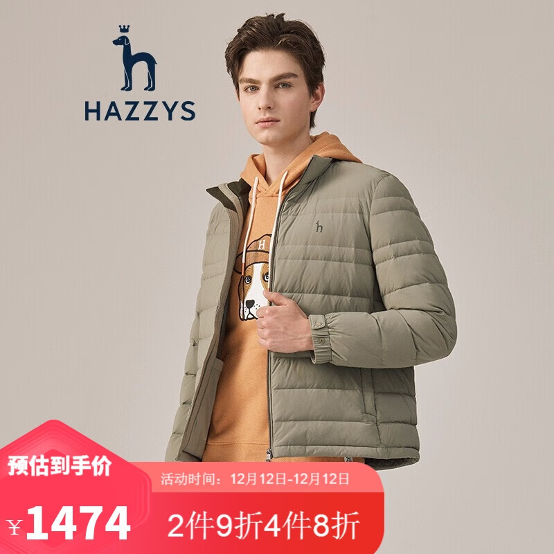 哈吉斯（HAZZYS）男士羽绒服怎么样？我的感受，大家可以参考！damddaavpx