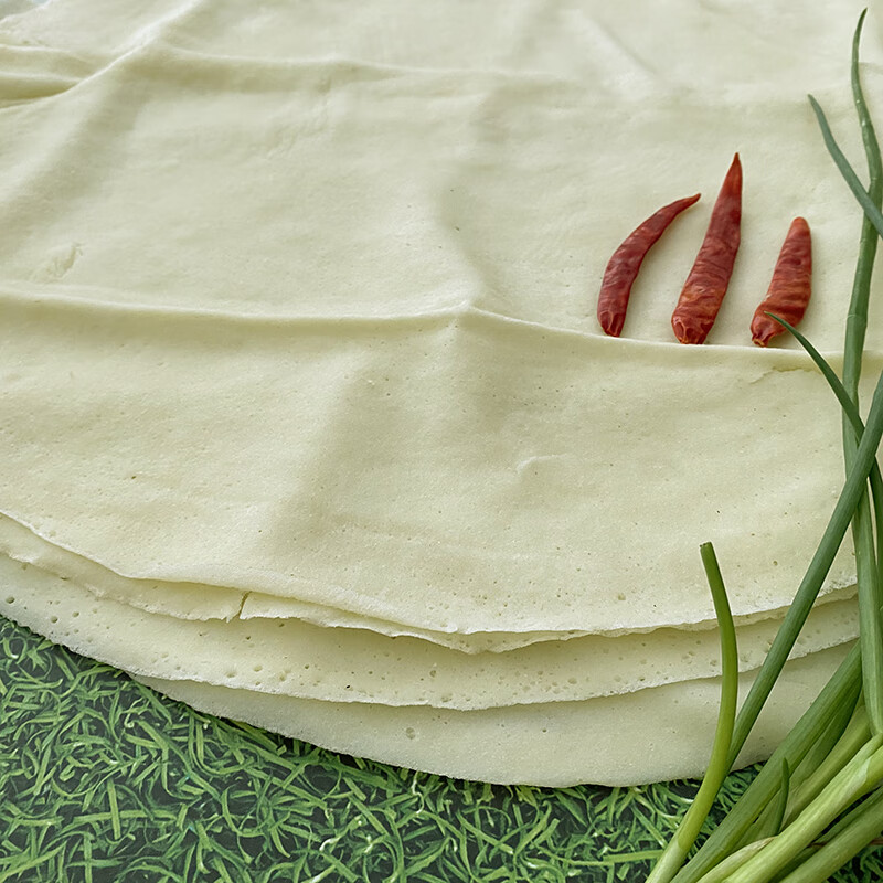 桃枫小离湖北土特产湿豆皮新鲜豆饼农家手工现做绿豆饼鲜豆皮子