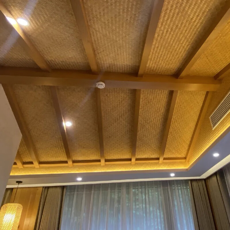 短云竹席装修吊顶竹席子建筑工地装修贴墙竹席草席装墙装饰材料农家乐