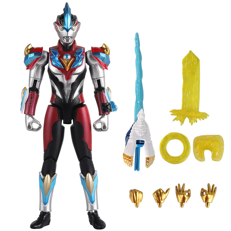 山头林村银河维克特利黄金赛罗奥特曼关节超可动德尔塔天爪艾克斯礼物