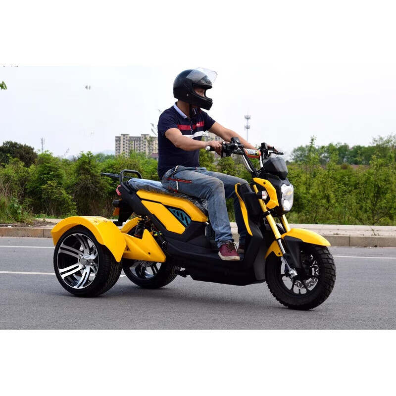 zhio新款鼎森战警电动三轮沙滩车摩托不倒翁电动车休闲个性成人电 60v