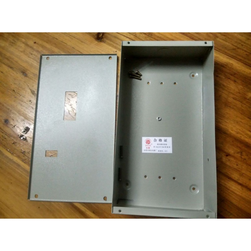 塑壳断路器外盒 漏电断路器dz15le-100型配电箱 配电盒 空开铁盒