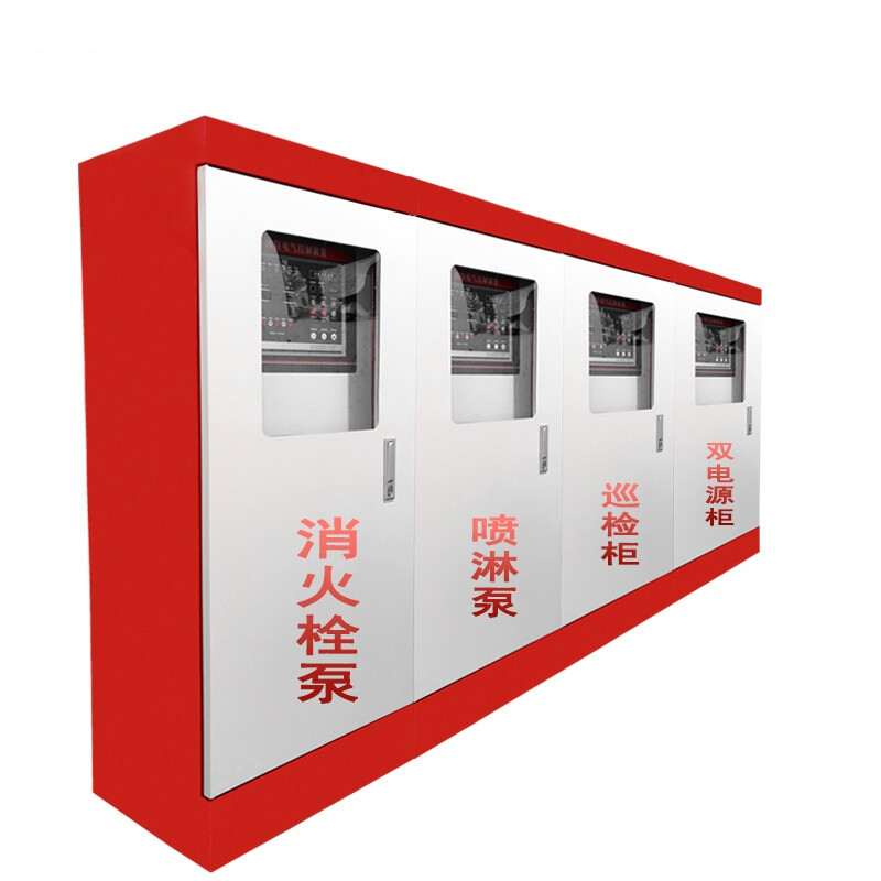 消防水泵配电箱防护等级ip55星三角双电源巡检机械应急启动控制柜