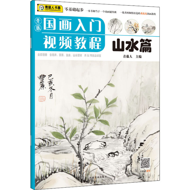 青藤国画入门视频教程 山水篇 图书