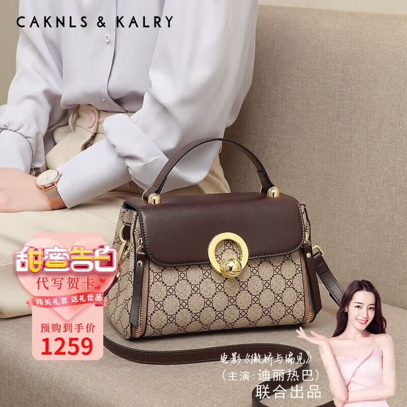 CAKNLS KALRY CK轻奢包包女包单肩包女士手提包情人节生日礼物送女友老婆 咖啡色 礼盒装属于什么档次？