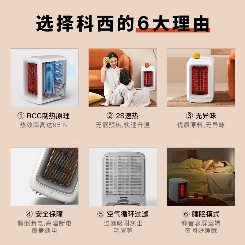 科西速热取暖器家用电暖器节能这个好用还是空调好用？