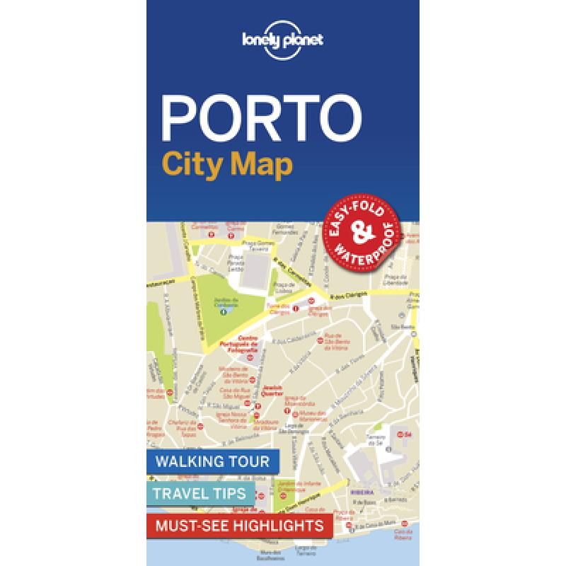 预订 lonely planet porto city map 1