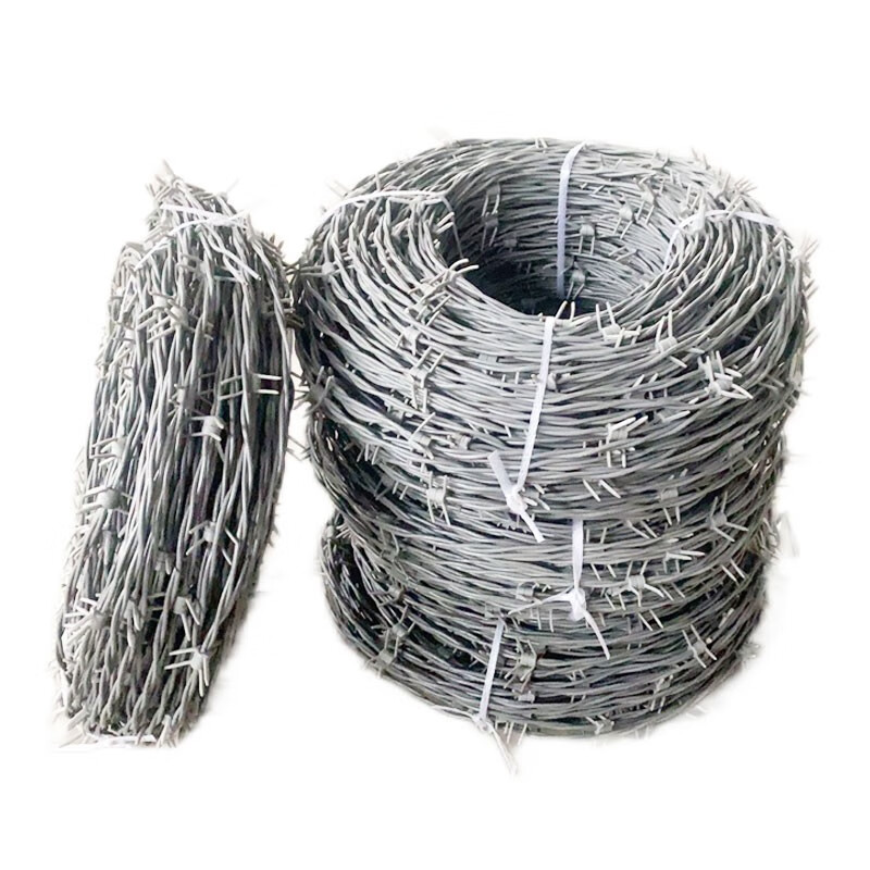 合驰模拟铁丝网刺绳刺线塑料刺丝一列桩二列桩蛇腹型铁丝网100米