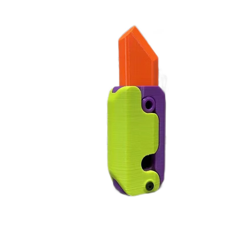卡吉柰 萝卜刀 减压玩具 绿紫色