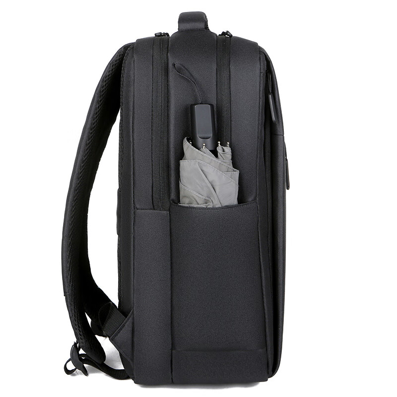 【时尚箱包】绯狐 笔记本电脑包商务双肩包学生书包 双层FH-107黑色15.6-16.1英寸