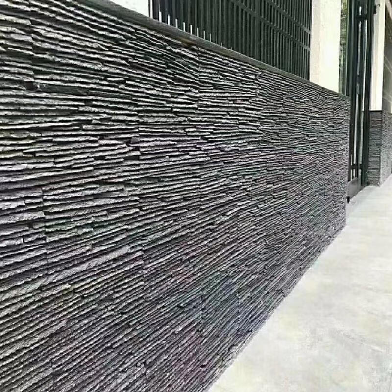 仁聚益青石板文化石板岩流水板流水幕石材花园庭院装饰仿古青石板流