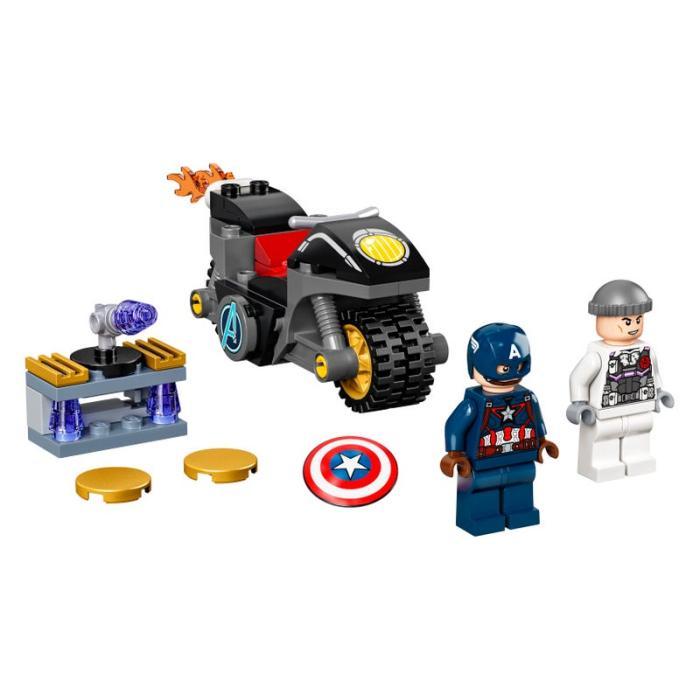 乐高(lego)积木拼装玩具漫威marvel 76189儿童4岁  美国队长和海德拉