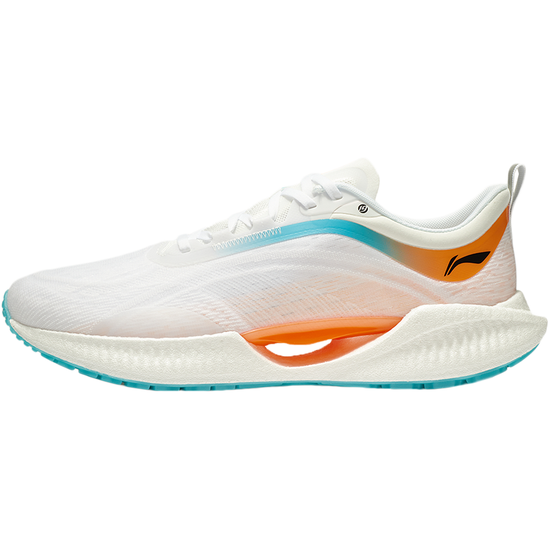 李宁男鞋跑步鞋2022超轻19男子反光轻量轻质跑鞋arbs001标准白荧光