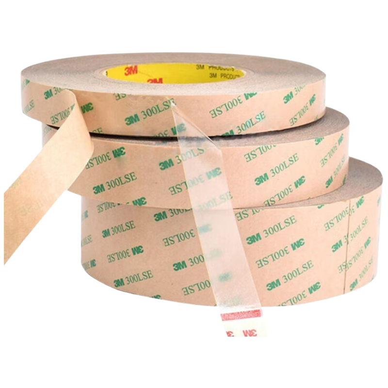 3M雙面膠帶薄款強力粘金屬塑料薄雙面膠耐高溫93015LE-300LSE寬30mm長55m厚度0.15mm