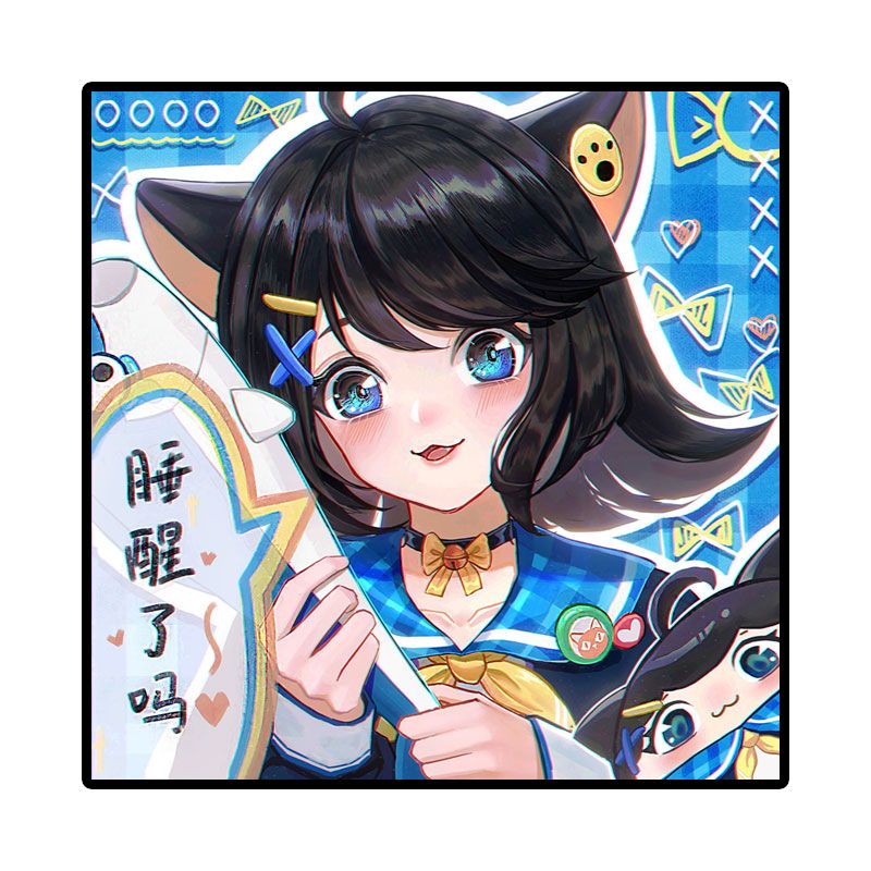 子女居diy卡通儿童数字油画蛋仔派对可定制拟人挂画手绘减压填色装饰