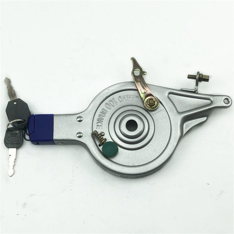 电动车后刹车片总成改装100型后涨闸90型涨刹带锁防盗涨闸总成刹车块