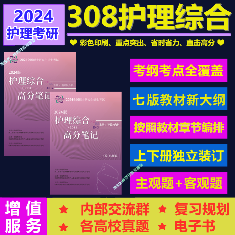 2024林师兄考研护理综合308高分笔记
