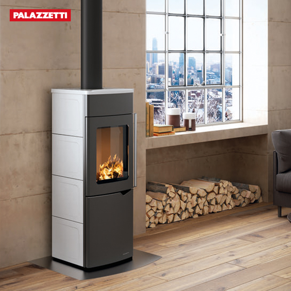 莫洛尼 palazzetti意大利进口eva系列独立式真火燃木壁炉装饰取暖