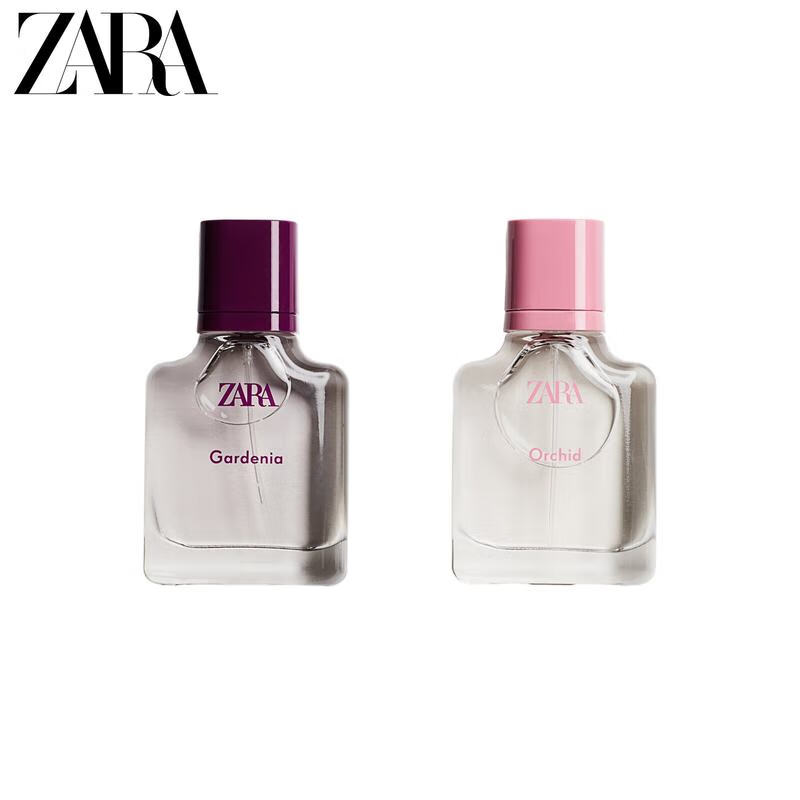 zara香水新款女士gardenia edp 30 ml orchid edp 30 ml 2004 透明