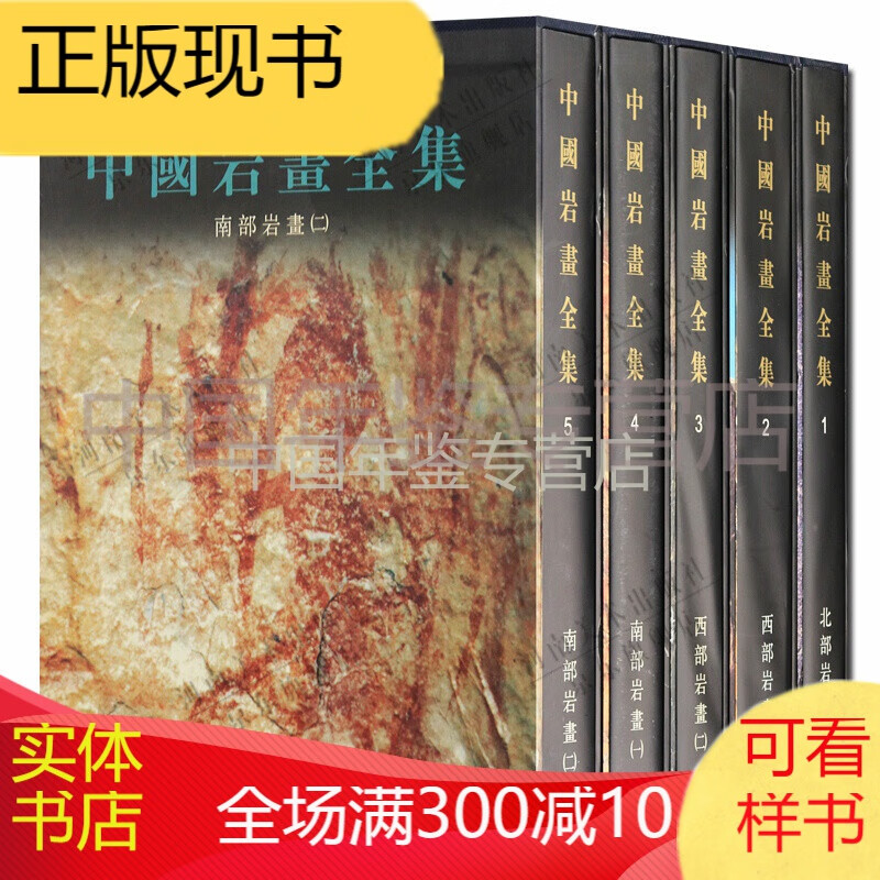 中国岩画全集 全套5册 人民美术出版社