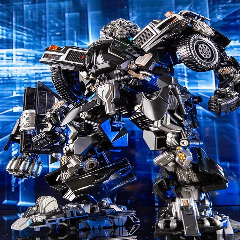 小米石变形的金刚玩具铁皮黑曼巴ls09铁皮aw01合金放大电影版mpm06