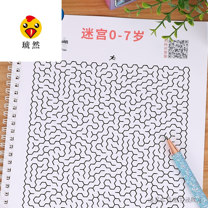 年货节人【智慧活】迷宫书儿童游戏思维训练玩具小学走迷宫大冒险专注