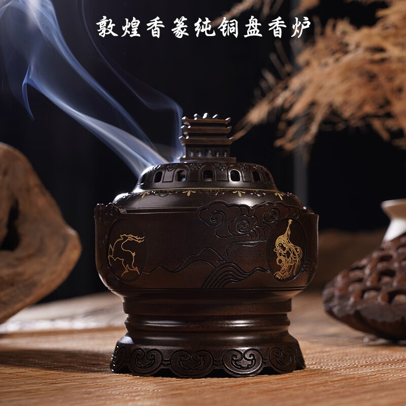 日展トップ・文化勲章 蓮田 修吾郎 『黄銅香炉 辛巳』 香炉