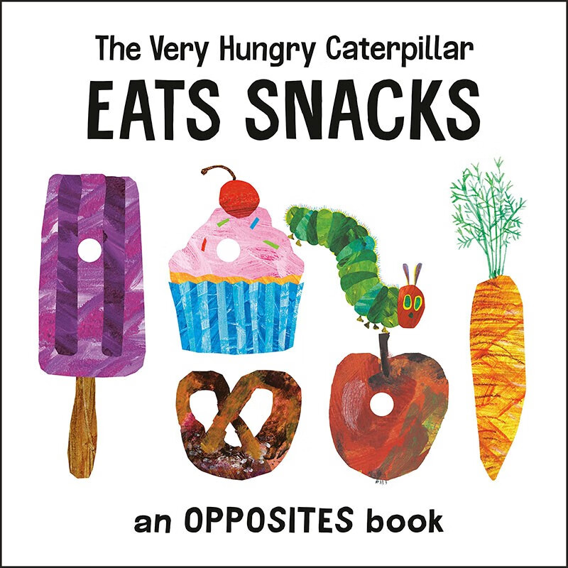 预订 英文原版 the very hungry caterpillar eats snacks 饥饿的毛