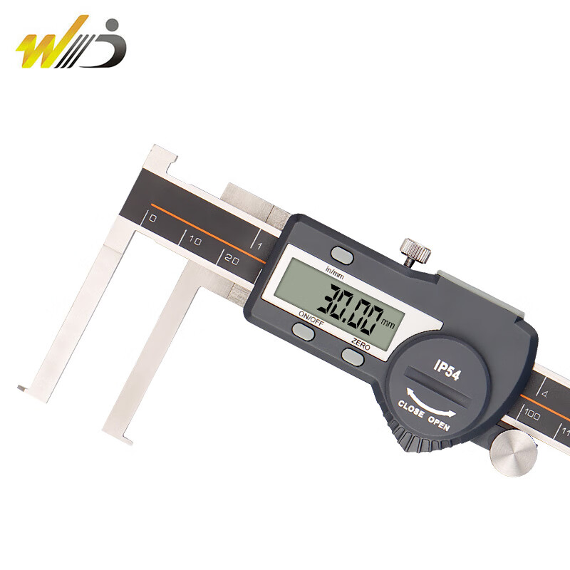 韦度(wd)内沟槽数显游标卡尺 不锈钢测量内孔内圆可配蓝牙 数显刀头内