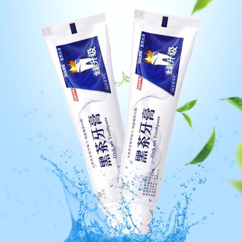 众乐康健(zhonglekangjian)华莱健黑茶牙膏儿童牙膏植物配方口气清新