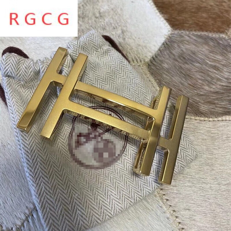 6965高档轻奢适用于爱馬·仕酷奇高品质对版双h皮带扣头情侣款