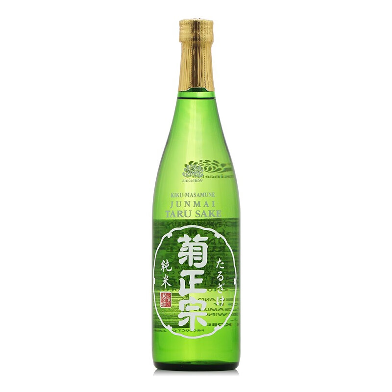 菊正宗清酒日本原装进口纯米大吟酿低度微醺精米发酵冷酒杉木酒樽酒 菊正宗纯米冷酒/酒樽酒720ml