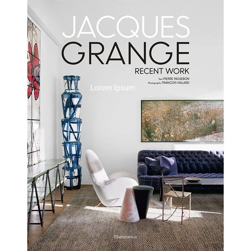 【预售】【翰德图书】jacques grange: recent work,法国设计师贾克