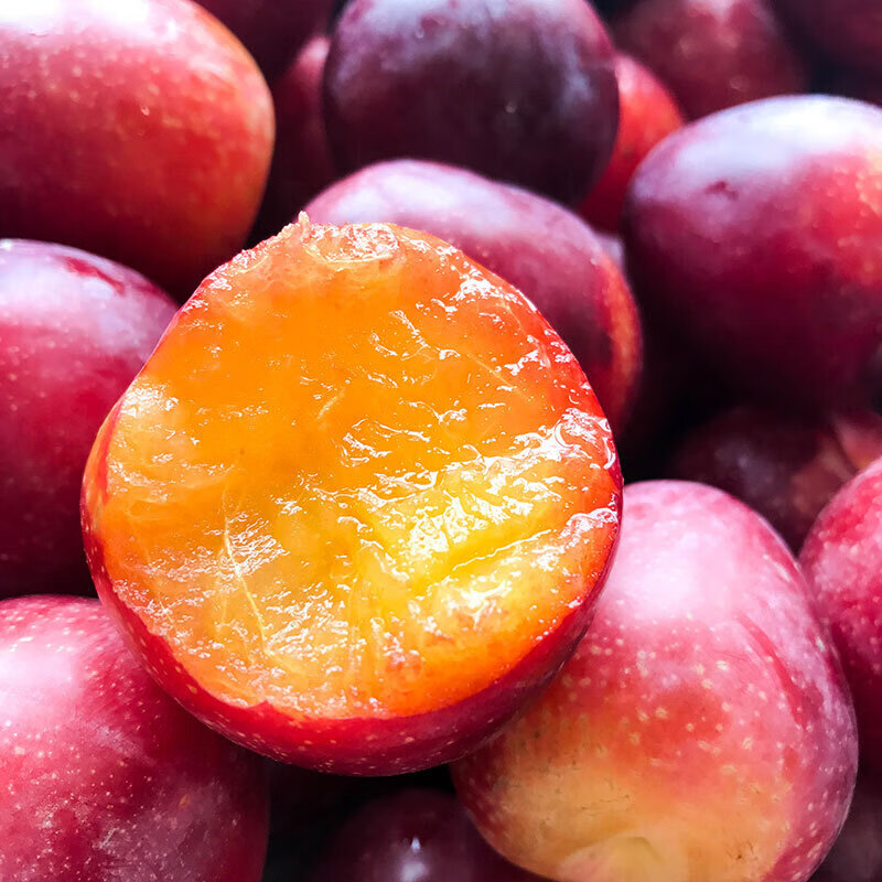 皓谦【jd物流】新鲜樱桃李礼盒装水果纯甜凤凰血丝李子原箱春节年货礼