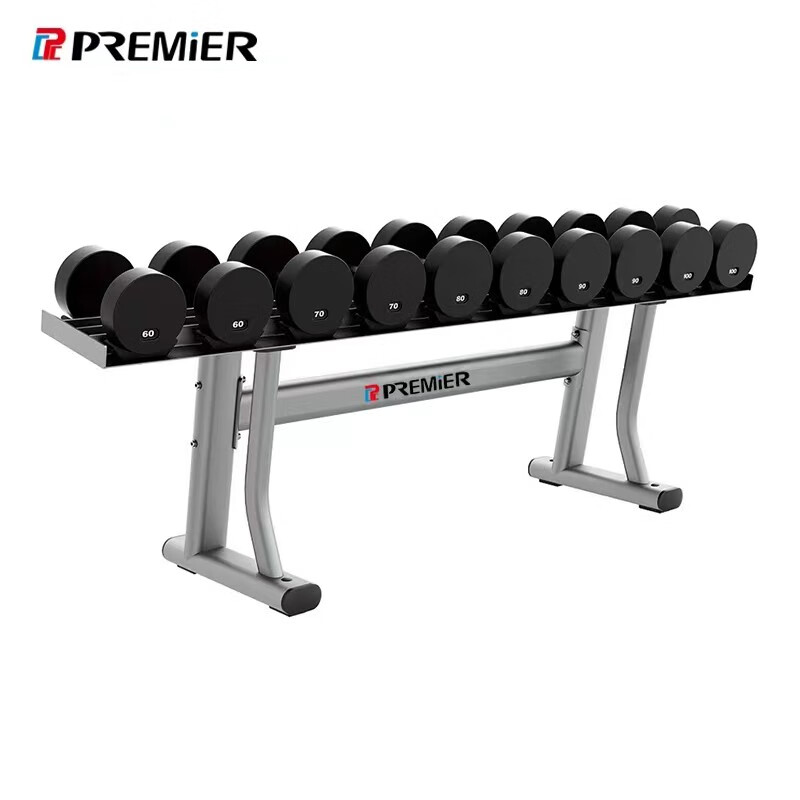 premier美国格林健身房商用单层哑铃架家用哑铃锻炼置放架子 gl-sm815
