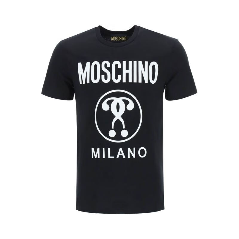 Moschino男士T恤衫070370411555黑色 52